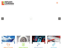 Tablet Screenshot of impiantileonardo.it
